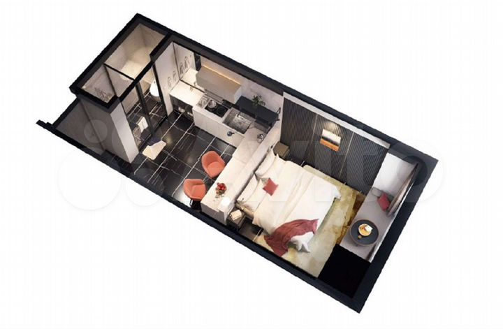 Квартира-студия, 33 м² (Таиланд)