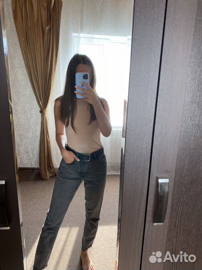 Джинсы mom Zara 34