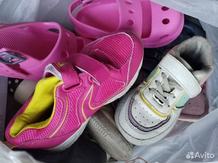 Обувь пакетом для девочки