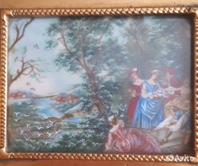 Антикварная живопись ivoire