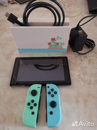 Nintendo switch animal crossing edition