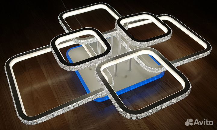 Светодиодная люстра 8019/6 WHT