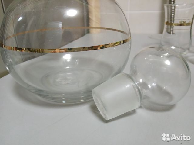 Графины СССР, Конфетница, Лебеди,крышки, пробки