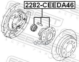 Ступица задняя 2282ceeda46 Febest