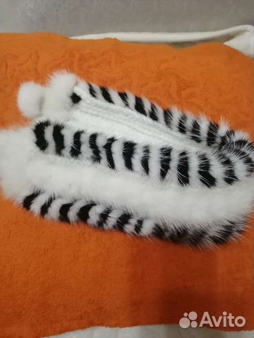 Повязка на голову из норки