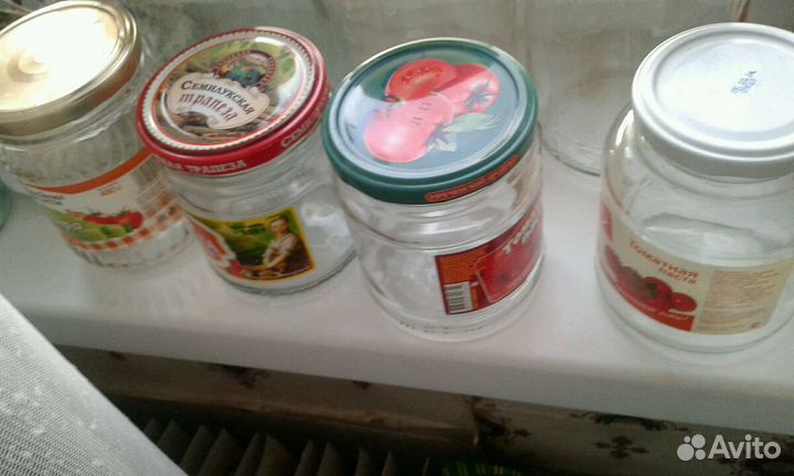 Банки стеклянные 3-х литровые и 5 литровые