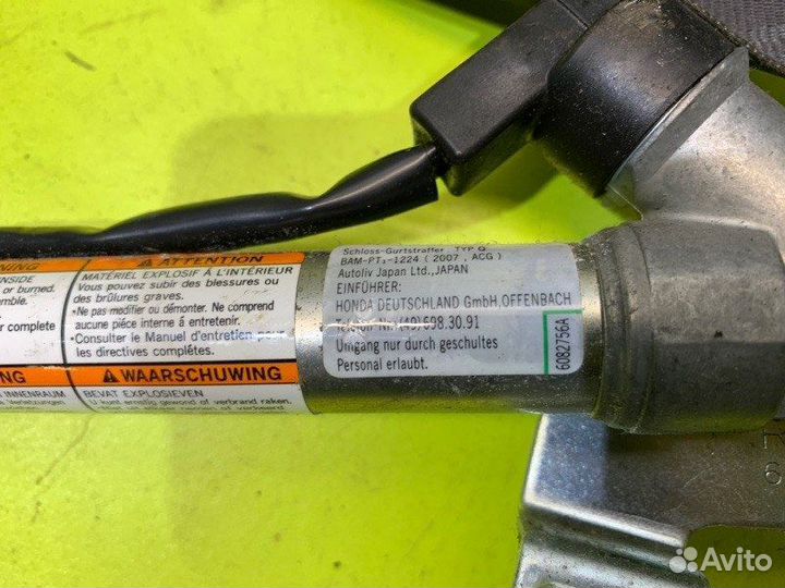 Ремень безопасности Honda Cr-V RE5 R20A2 2010