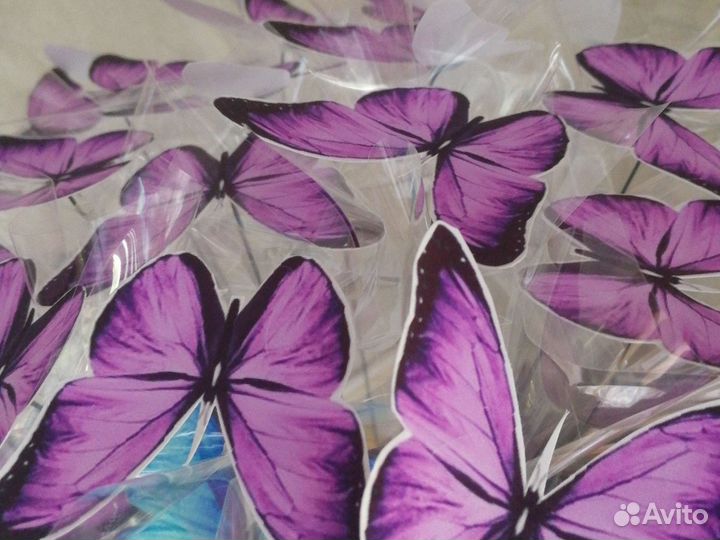 Заготовки бабочек для букетов