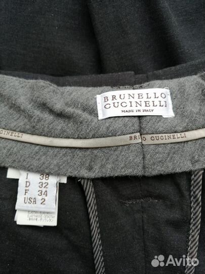 Брюки Brunello Cucinelli хлопок