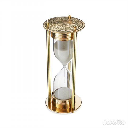 Песочные часы латунные на 5 минут