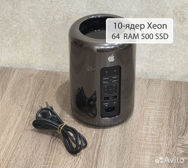 Apple Mac Pro 2013 Xeon 10 ядер / 64 / 500 / D300