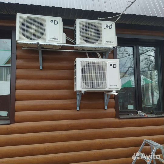 Закладка трассы, установка кондиционеров