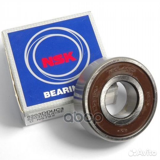 Подшипник генератора 6203dduc3E Nsk