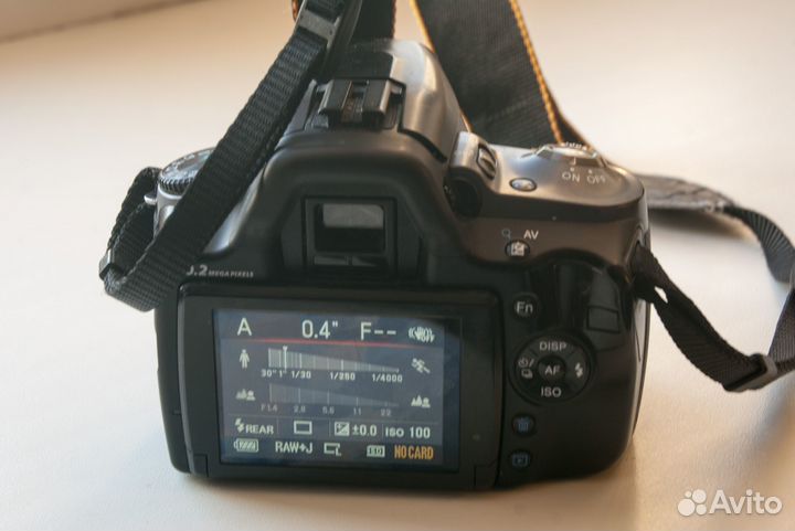 Sony Alpha dslr-A330 без аккумулятора
