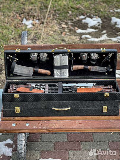Шашлычный набор в кейсе