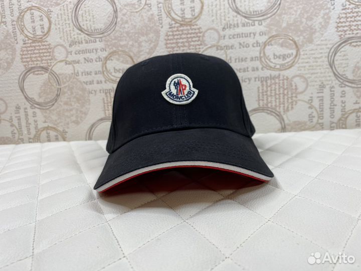 Бейсболка moncler чёрная
