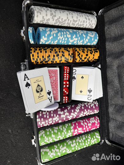 Набор для покера в алюминиевой коробке