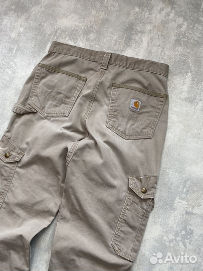 Штаны Carhartt Distressed Cargo Vintage