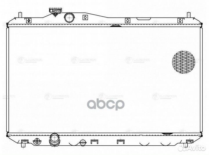 Радиатор honda civic 1.8 12- LRc 2312 luzar
