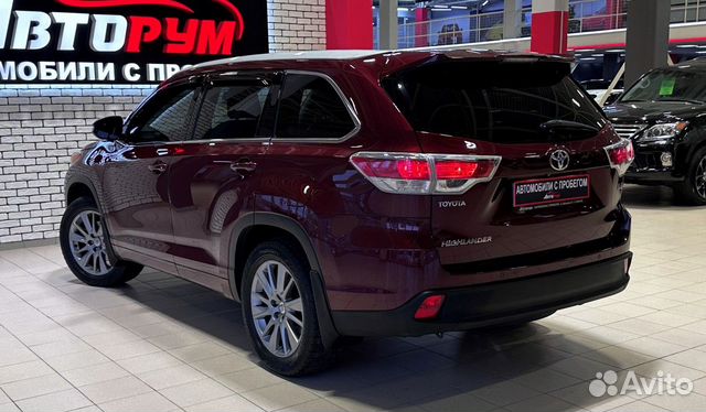 Toyota Highlander 3.5 AT, 2014, 175 000 км