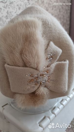 Шапка зимняя женская