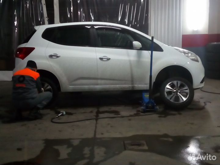 Шиномонтаж Skoda Matrix смена покрышек