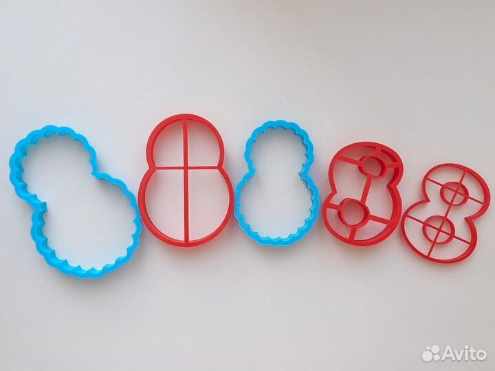 Сердце, звезда,формы,цифры для пряников и печенья