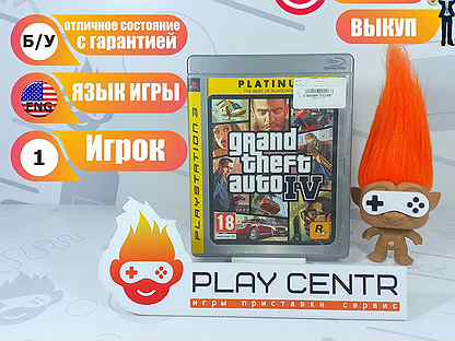 Диск для PS3 Grand Theft Auto IV (GTA 4) б/у