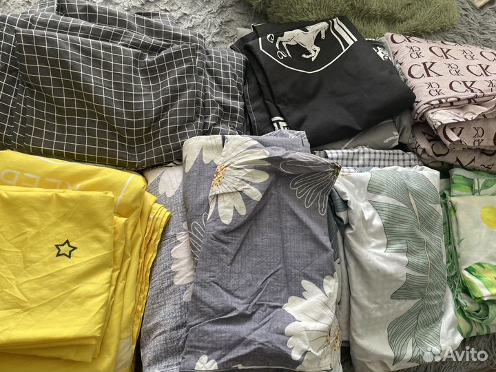 Постельное белье 2х спальное бу