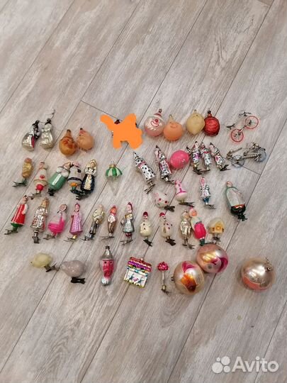 Елочные игрушки СССР советские