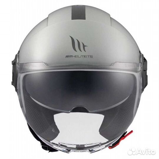 MT Helmets Viale SV S Solid Open Face Helmet Серый