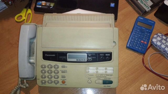 Факс FAX panasonic KX-F550 рабочий отдам купить в Москве | Электроника ...