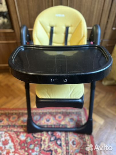 Стульчик для кормления Ivolia love желтый