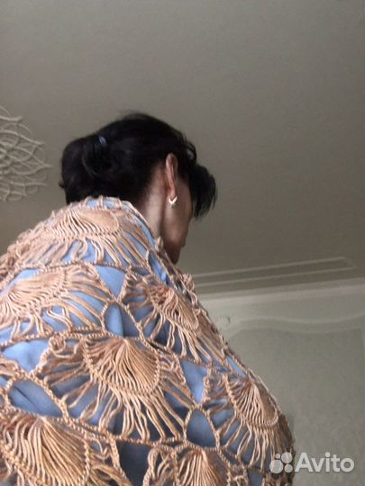 Шаль ручная работа