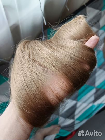 Волосы пряди на заколках искусственные