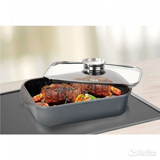 Сковорода - жаровня с антипригарным покрытием