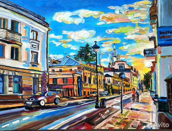 Картина маслом Большая Никитская улица