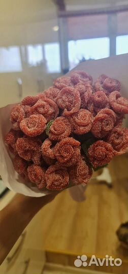 Съедобные букеты из мармелада