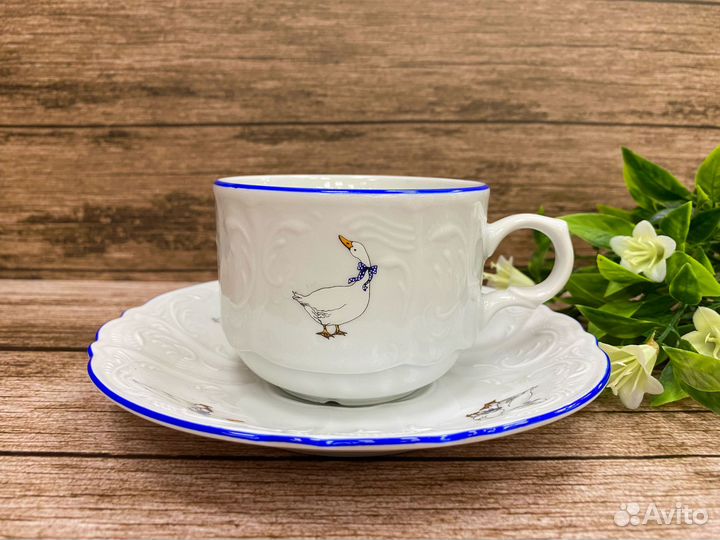 Чашка с блюдцем 