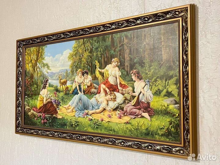 Репродукция хромолитография картины Ханс Зацка