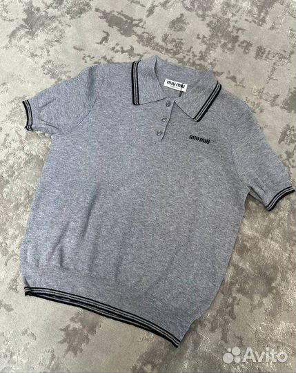 Поло американка miu miu женская