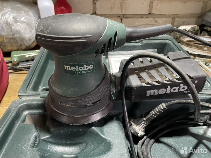 Эксцентриковая шлифмашина Metabo FSX 200 intec