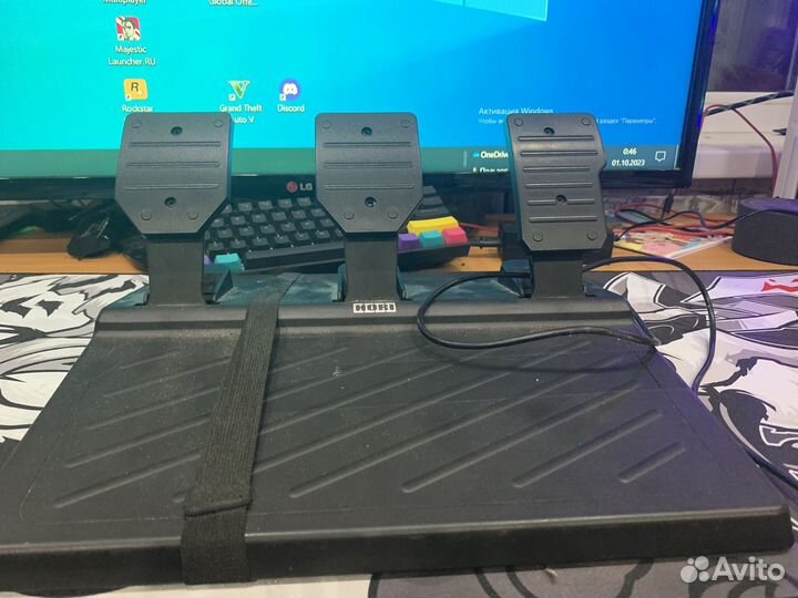 Игровой руль hori forse feedback rasing wheel DNX