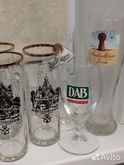 Пивные кружки и бокалы