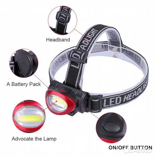 Новый налобный фонарь