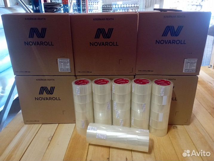 Скотч Новаролл прозрачный 48мм*66м novaroll