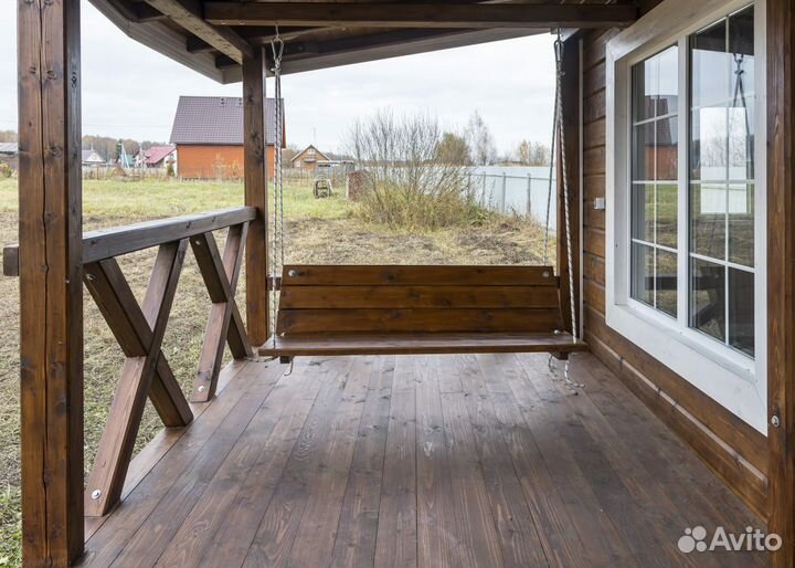 Модульная баня 30м2 в стиле Альпийское шале