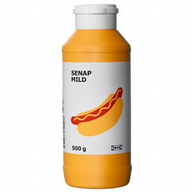 Горчица мягкая IKEA senap mild, 500 гр