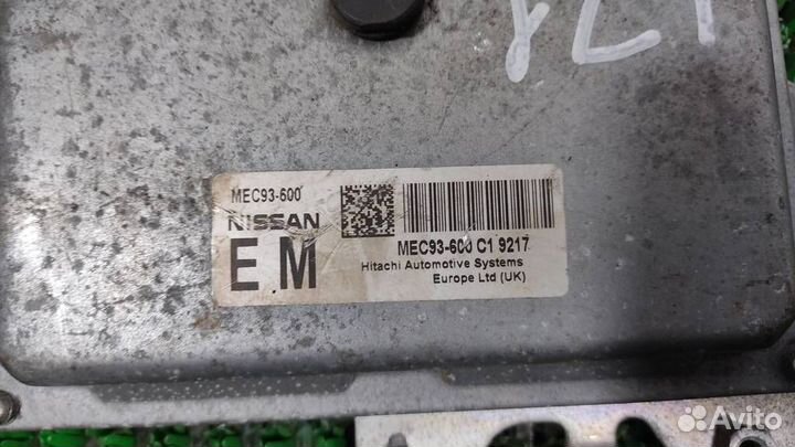 Блок управления двс Nissan Qashqai J10 2009