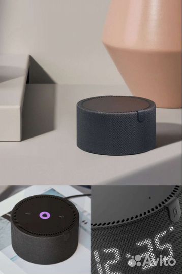 Алиса Умная колонка Яндекс Станция мини с часами